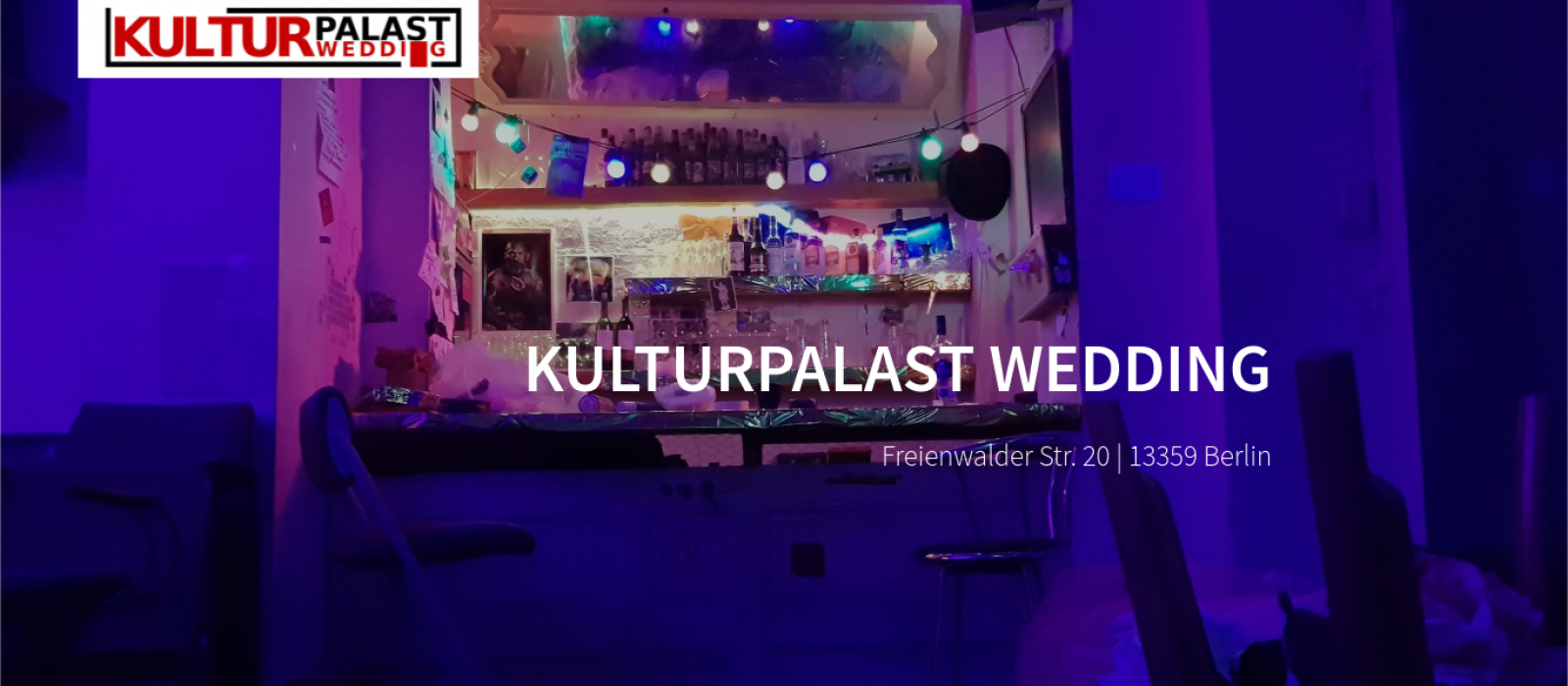 © Kulturpalast Wedding The picture shows the theatre's bar.