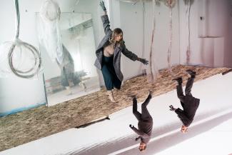 v.l.n.r. Rilana Nitsch, Felix Theissen, Andreas Klopp © G2 Baraniak, Stella Schimmele, Mara Wild auf dem Bild: Rilana Nitsch, Felix Theissen und Andreas Klopp