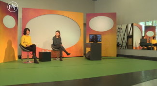 v.l.n.r. Melmun Bajarchuu, Julia Lehmann, Mirrianne Mahn