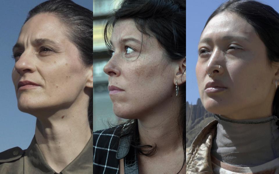Porträt-Triptychon von Stéphanie Morin, Karin Enzler und Maque Pereyra 