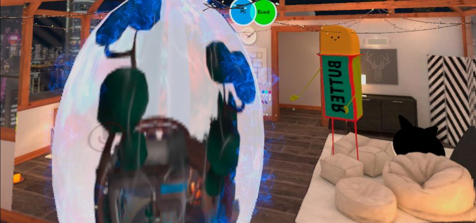 Virtual Club of Dangerous Women Im Virtual Club of Dangerous Women erscheinen die Mitglieder als Avatarinnen in VRChat, um von ihren gewaltvollen Träumen gegen Männer zu erzählen.